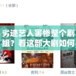 劣迹艺人害惨整个剧组？看这部大剧如何在夹缝中求生存